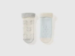 Set of non-slip socks with bunnies