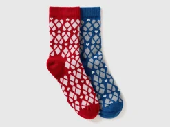 Set of two pairs of heart socks