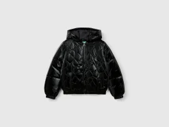 Shiny nylon jacket