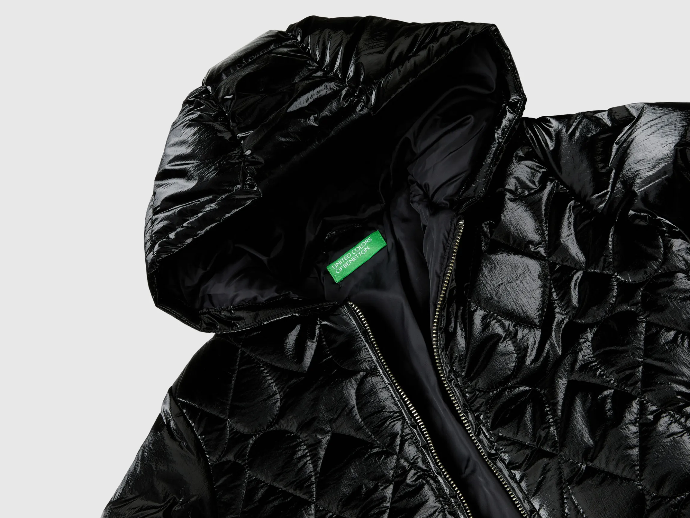 Shiny nylon jacket