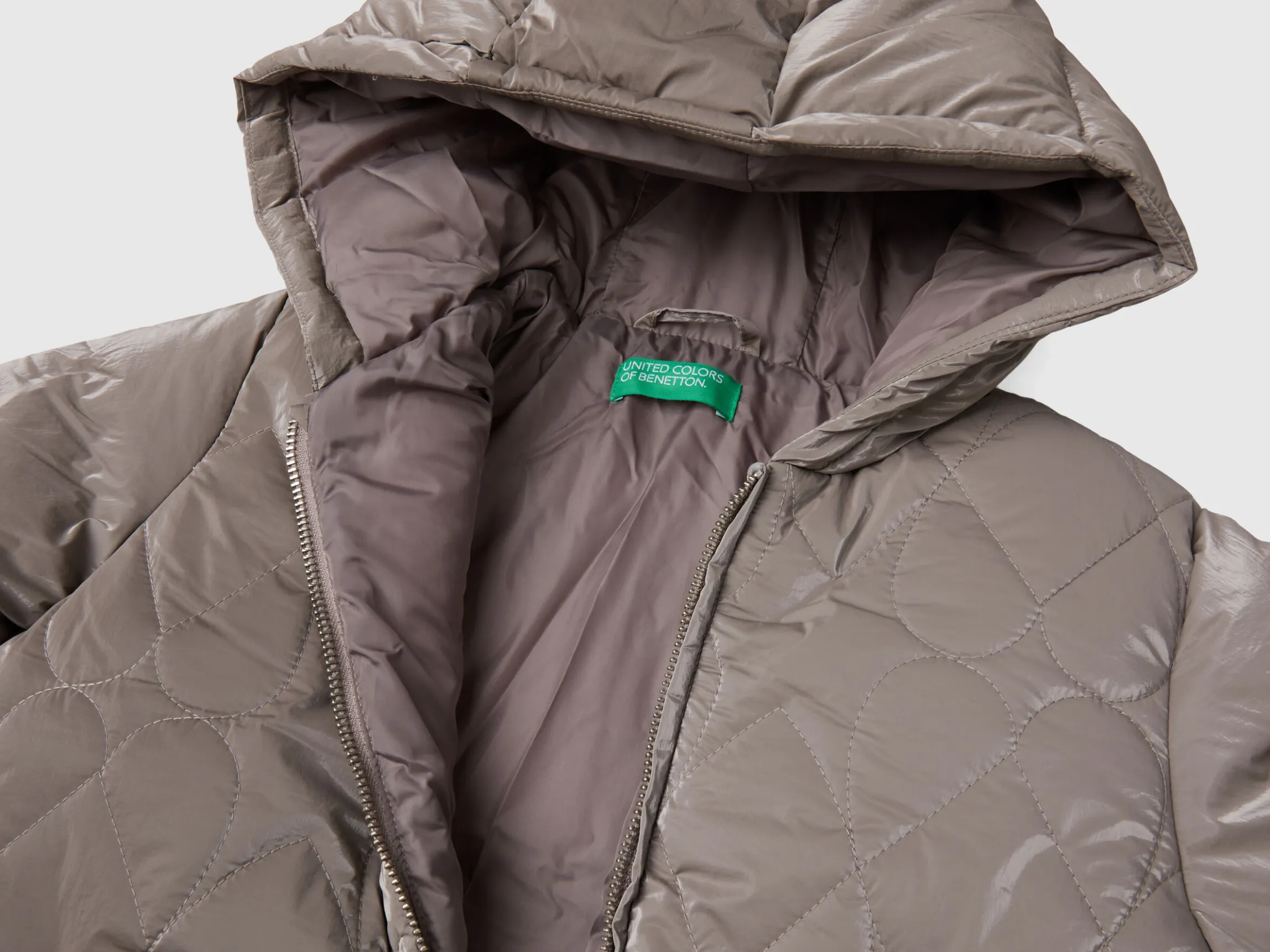 Shiny nylon jacket