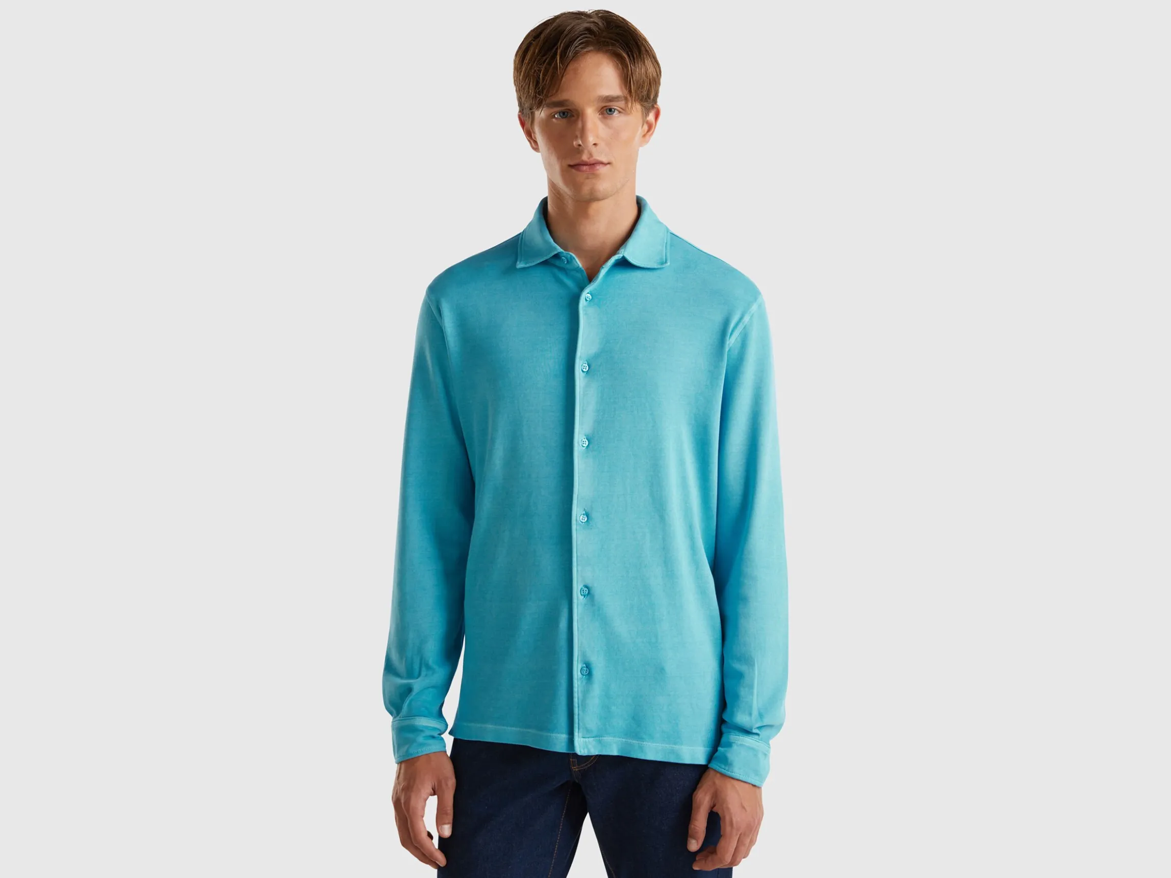 Shirt in pure cotton