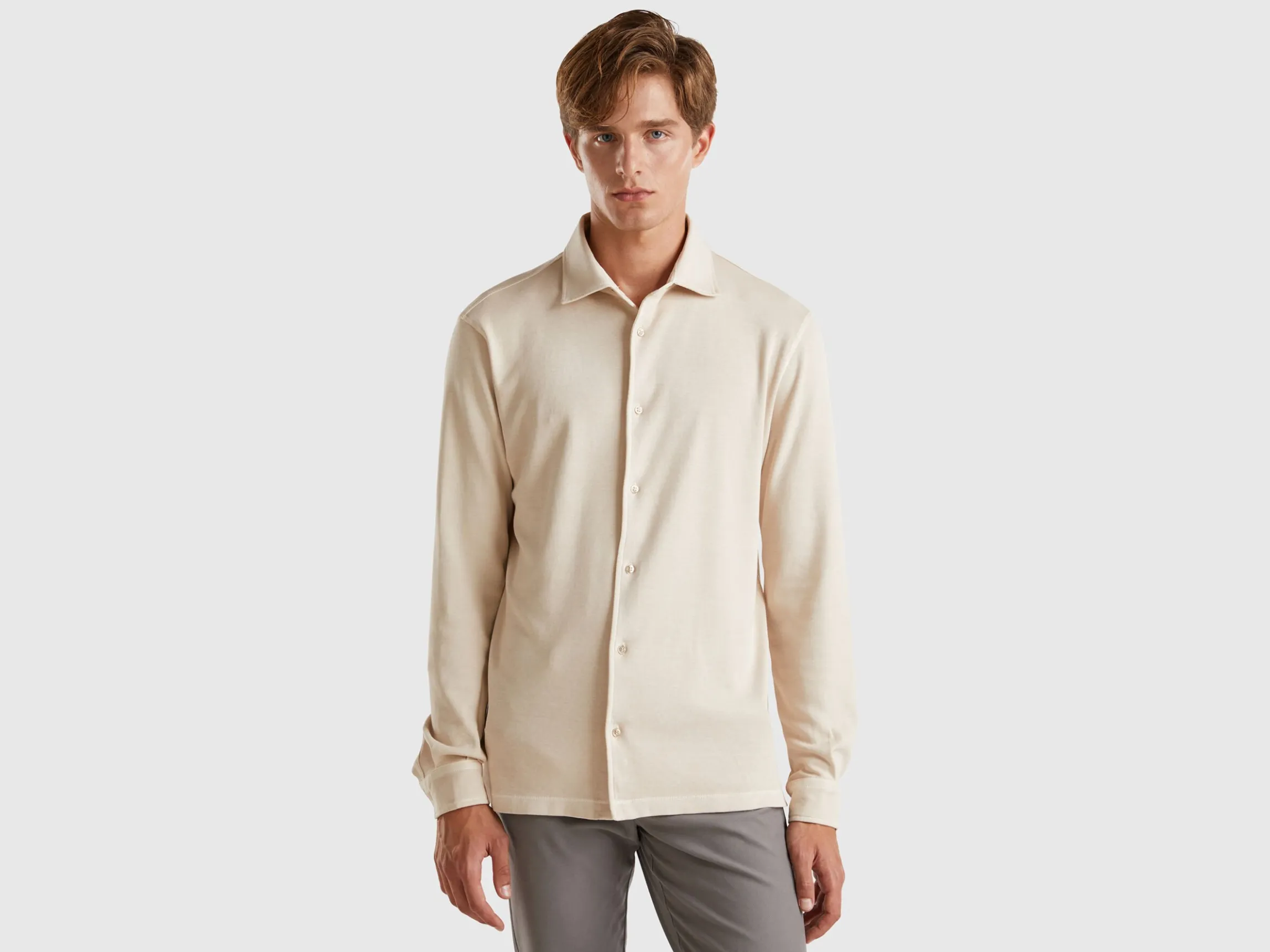Shirt in pure cotton