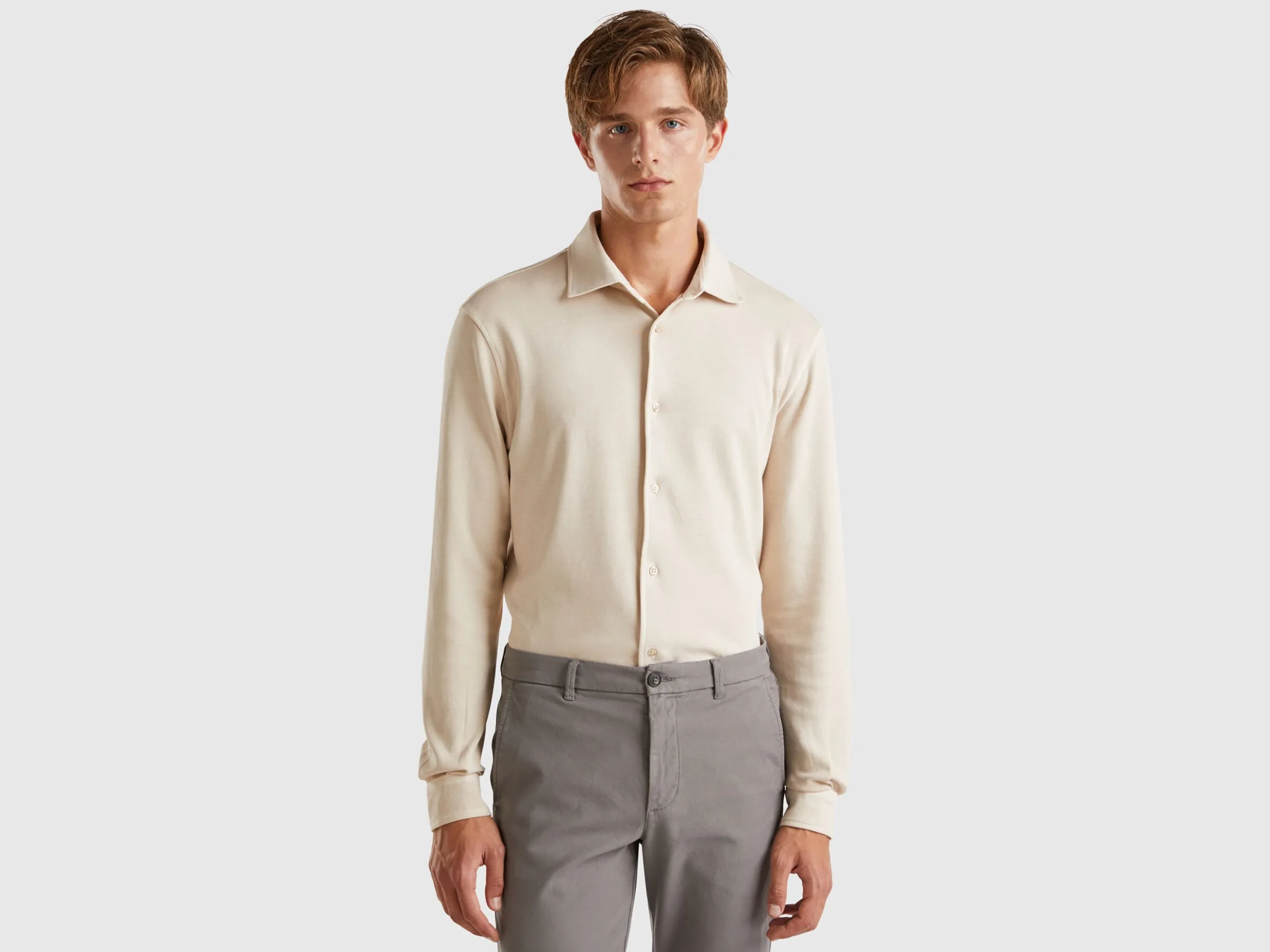Shirt in pure cotton