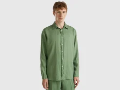 Shirt in pure linen