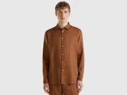 Shirt in pure linen
