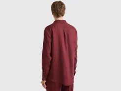 Shirt in pure linen