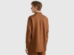 Shirt in pure linen
