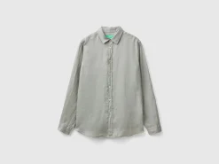 Shirt in pure linen
