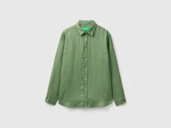 Shirt in pure linen