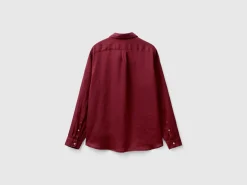 Shirt in pure linen