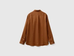 Shirt in pure linen