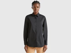 Shirt in stretch cotton blend