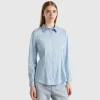 Shirt in stretch cotton blend