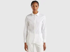 Shirt in stretch cotton blend