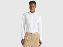 Shirt in stretch cotton blend