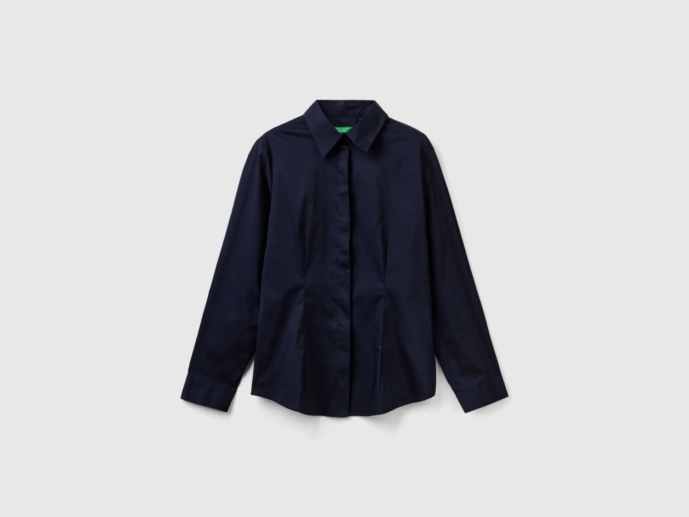 Shirt in stretch cotton blend