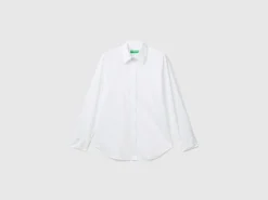 Shirt in stretch cotton blend
