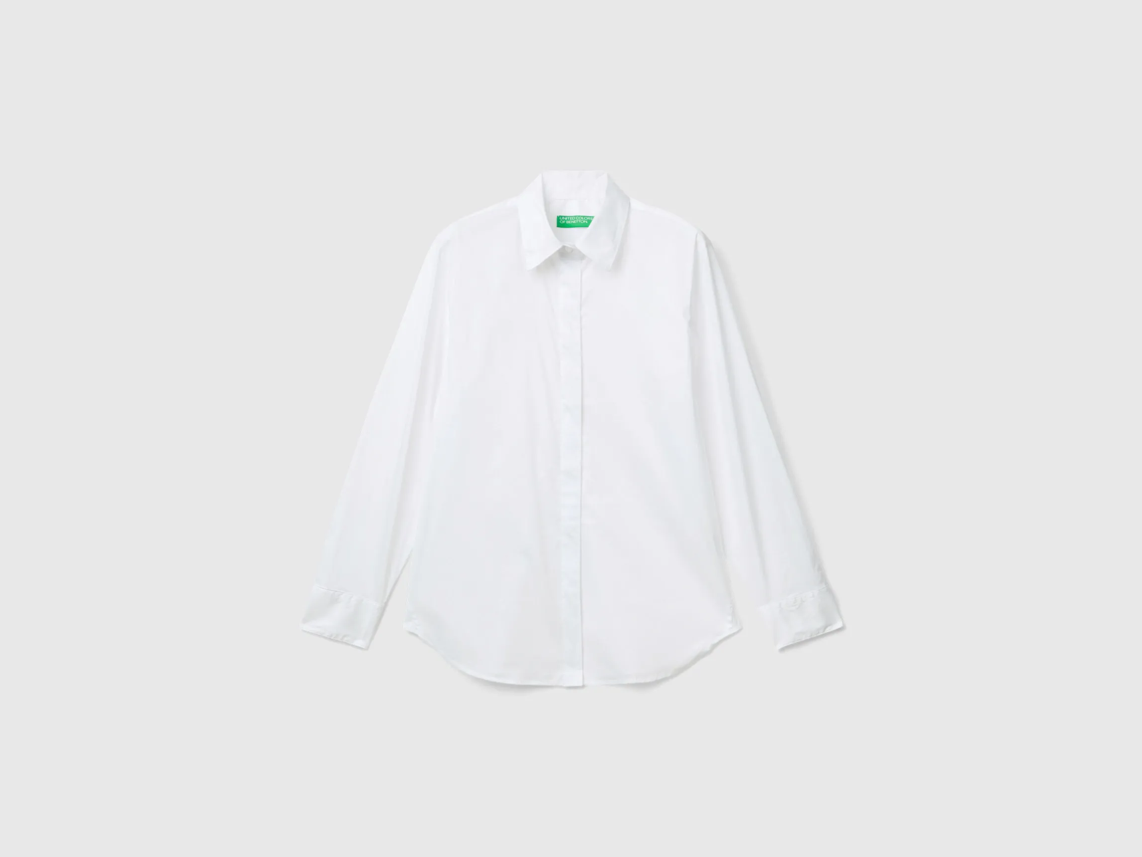 Shirt in stretch cotton blend