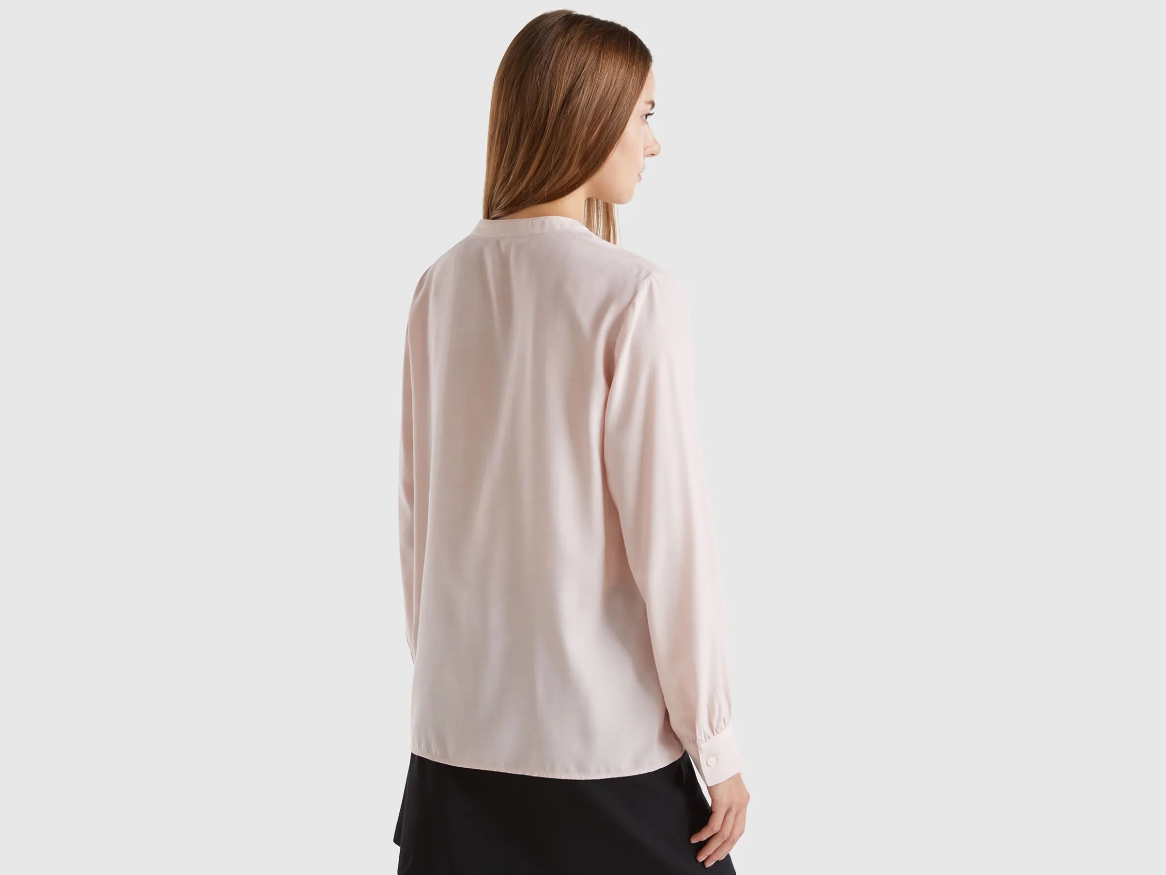 Shirt with Henley neck