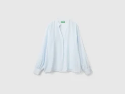 Shirt with Henley neck