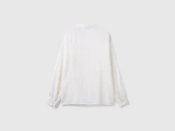 Shirt with Henley neck