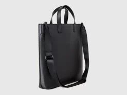 Shopping bag in imitation leather