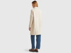 Short coat in wool blend