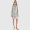 Short dress with sequins