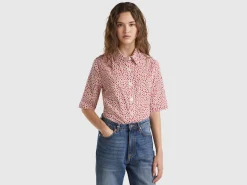 Short sleeve patterned shirt