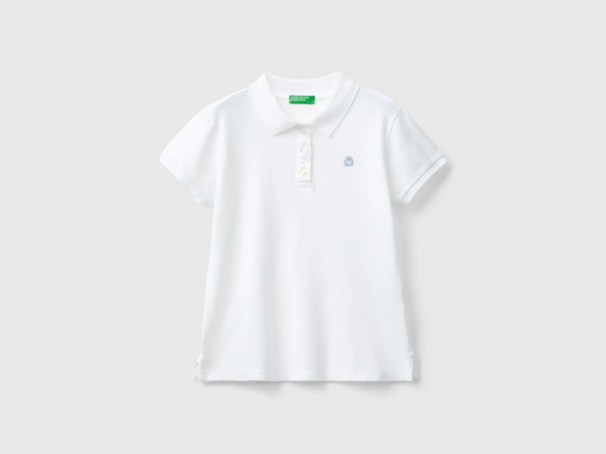 Short sleeve polo in organic cotton
