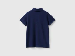 Short sleeve polo in organic cotton