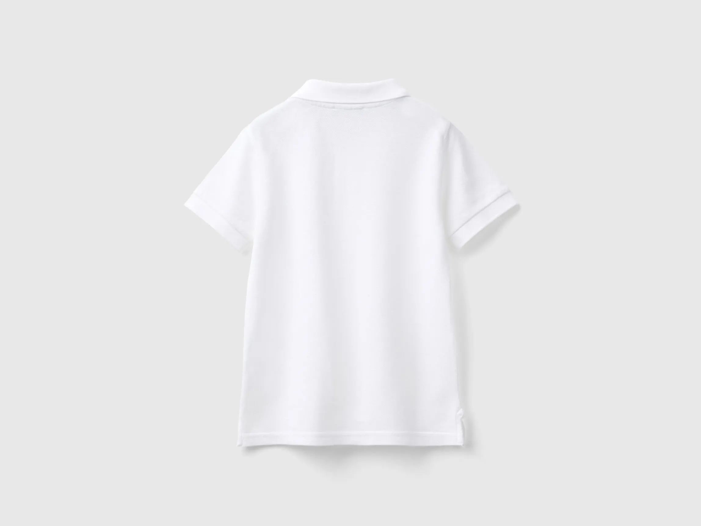 Short sleeve polo in organic cotton