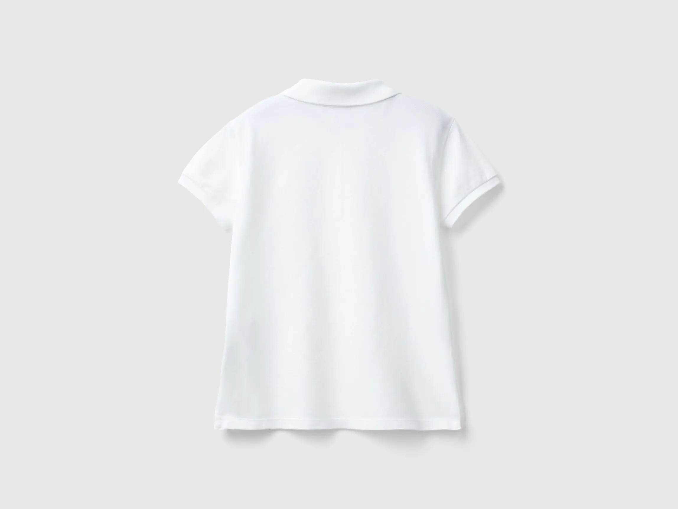 Short sleeve polo in organic cotton