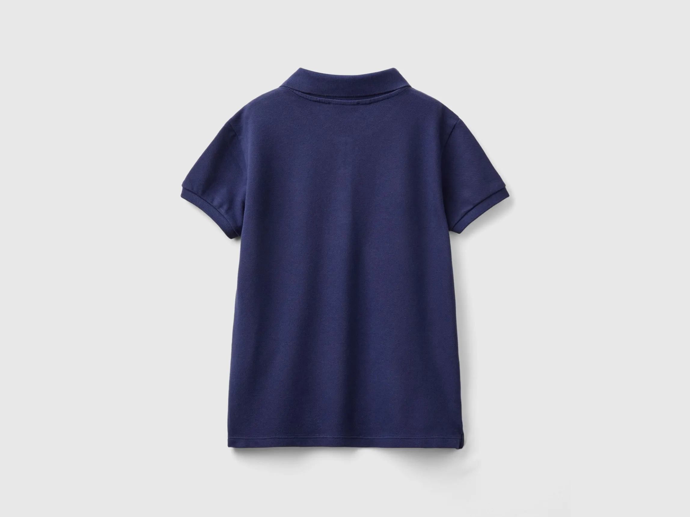 Short sleeve polo in organic cotton