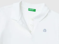 Short sleeve polo in organic cotton
