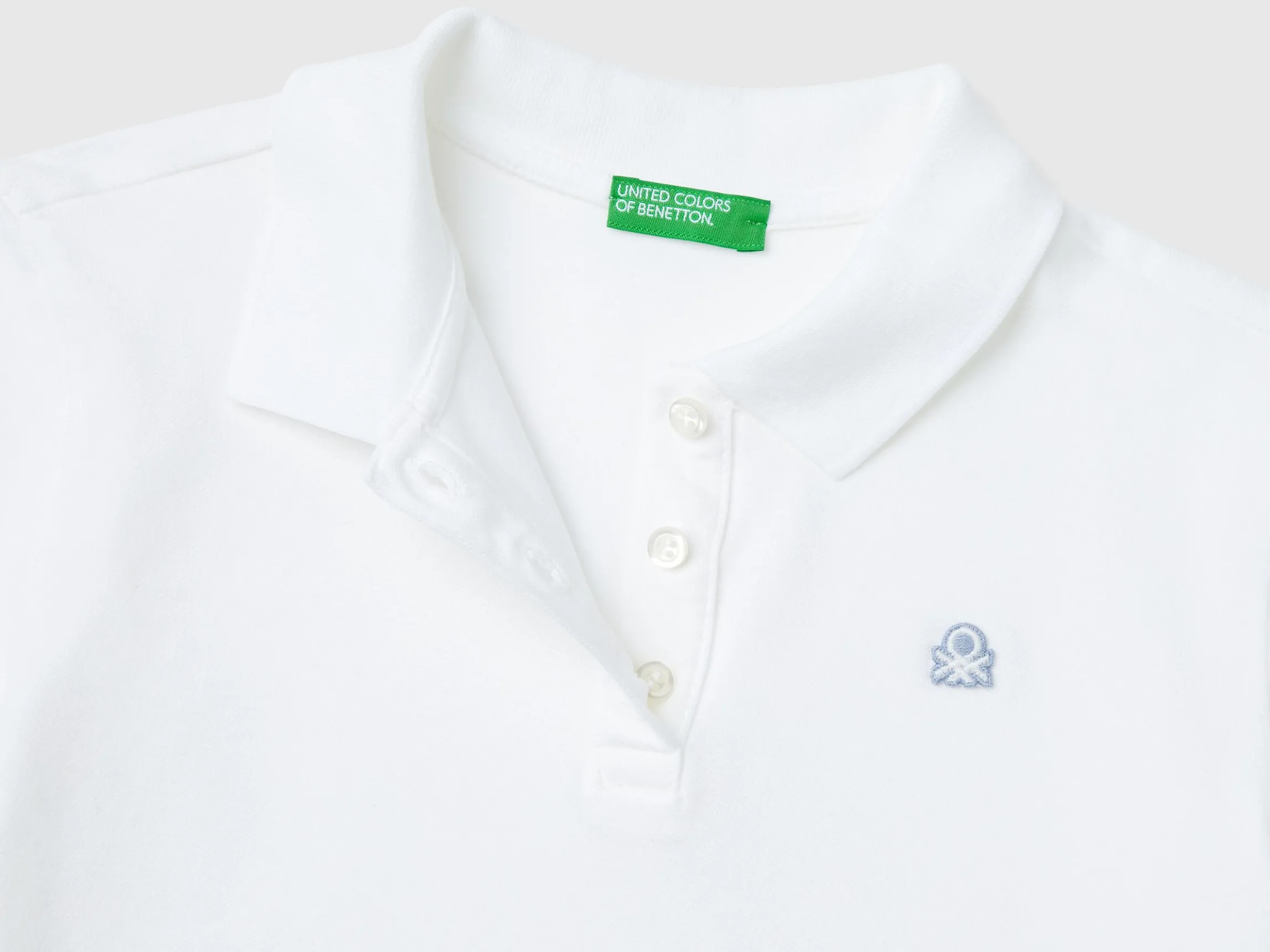 Short sleeve polo in organic cotton