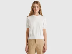 Short sleeve sweater