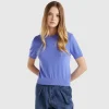 Short sleeve sweater
