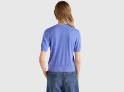 Short sleeve sweater