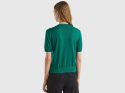 Short sleeve sweater