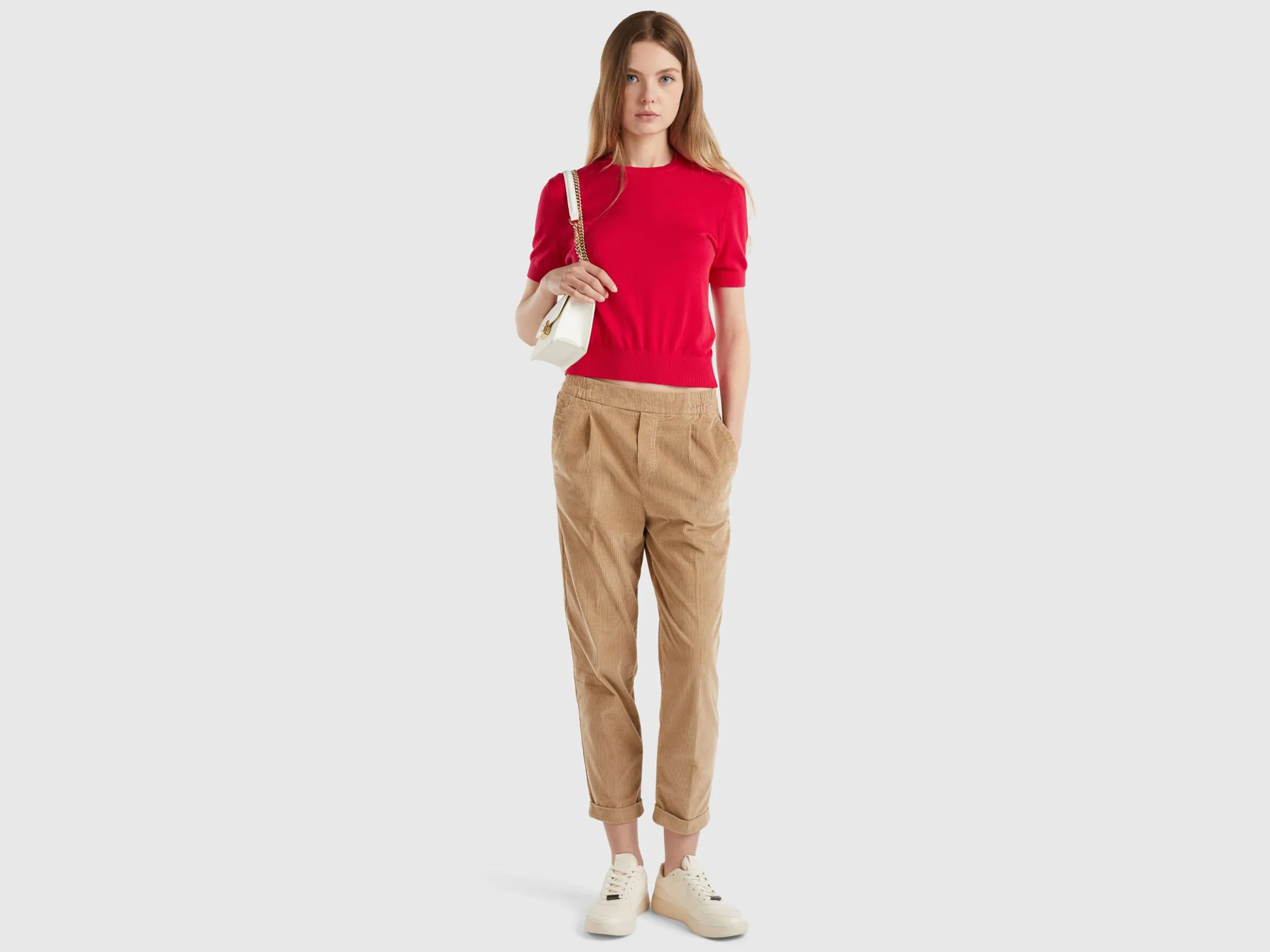 Short sleeve sweater