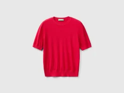 Short sleeve sweater