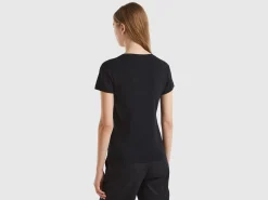 Short sleeve sweater in 100% cotton