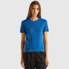 Short sleeve sweater in silk blend