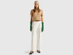 Short sleeve sweater in silk blend