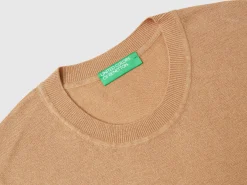 Short sleeve sweater in silk blend