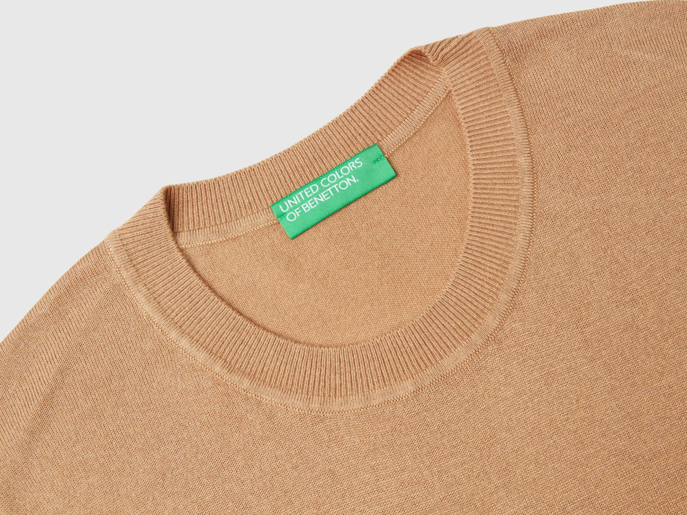 Short sleeve sweater in silk blend