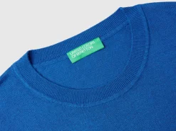 Short sleeve sweater in silk blend