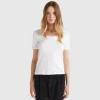 Short sleeve t-shirt in long fiber cotton